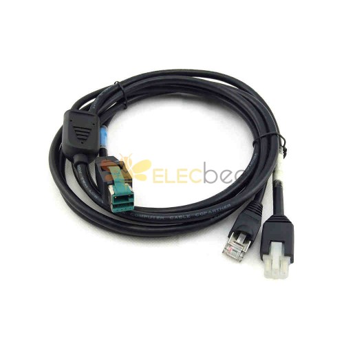 USB 12V Communication Data Cable Printer Line for POS Machine