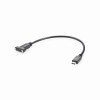 USB 3.1 Type C Удлинительный кабель для передачи данных между мужчинами и женщинами с отверстием для крепления на панели 30 см