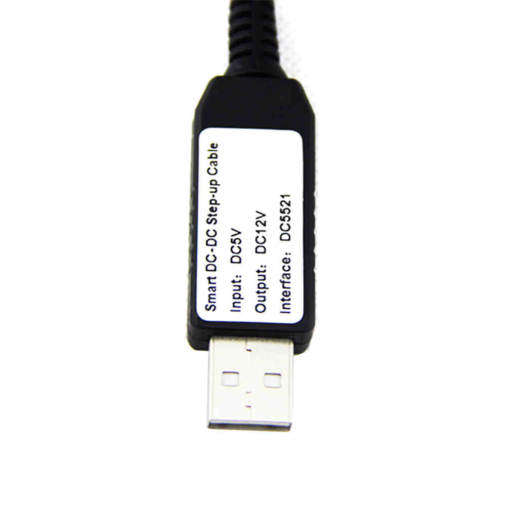 USB 5V转12V 500mA DC 5.5*2.1mm 线