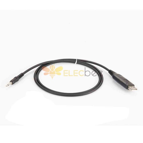 USB A公轉 2.5mm公連接器 音訊連接器編程電纜延長線長1米