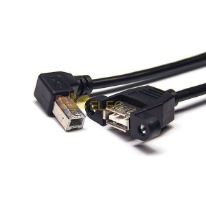 USB B-USB OTG Kablosu için Dişi Dişli Delik Konnektörü