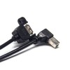 USB B에서 USB로 OTG 케이블용 암 나사 구멍 커넥터