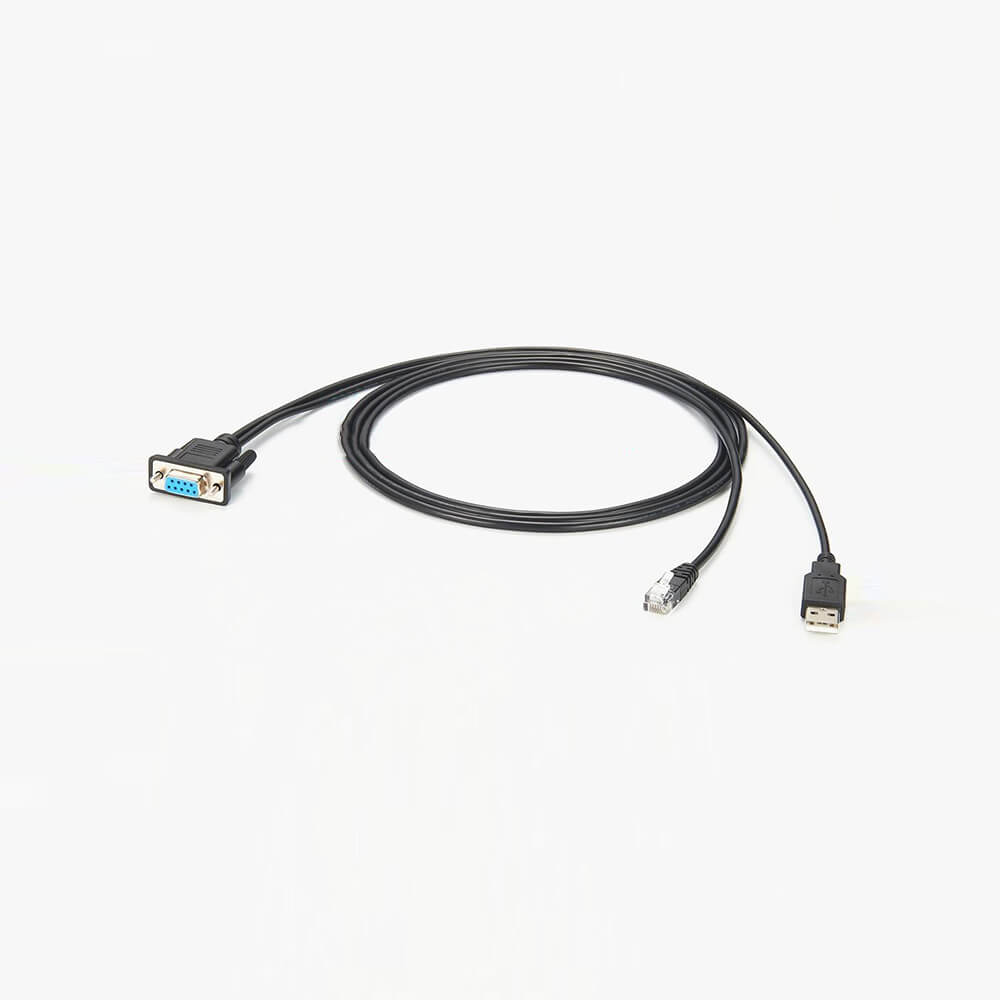 USB公2.0 DB9母 RS232轉RJ12 6P6C串口線纜