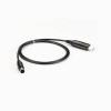 USB 公頭 直式 轉 Mini DIN 6芯公頭 直式 接線 RS232 1米