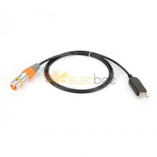 Connecteur USB mâle vers Xlr mâle 3 broches avec câble de communication Dmx 512 RS485 1,5 m
