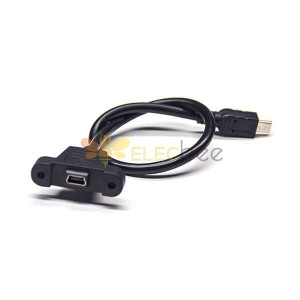USB Mini Kabel Stecker zu Buchse 180 gerade von Original Factory