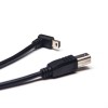 USB Mini Kablo Tipleri 1M Uzun Tip B Erkek Düzden Mini USB Erkek Yukarı Açı