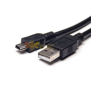 20 قطعة USB ميني إلى كبل USB من النوع A موصل Pinout 180 درجة التوصيل