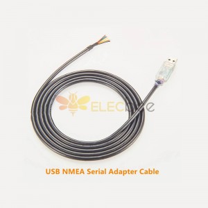 USB串口线Type-A USB2.0 公NMEA2000单边线线材1m