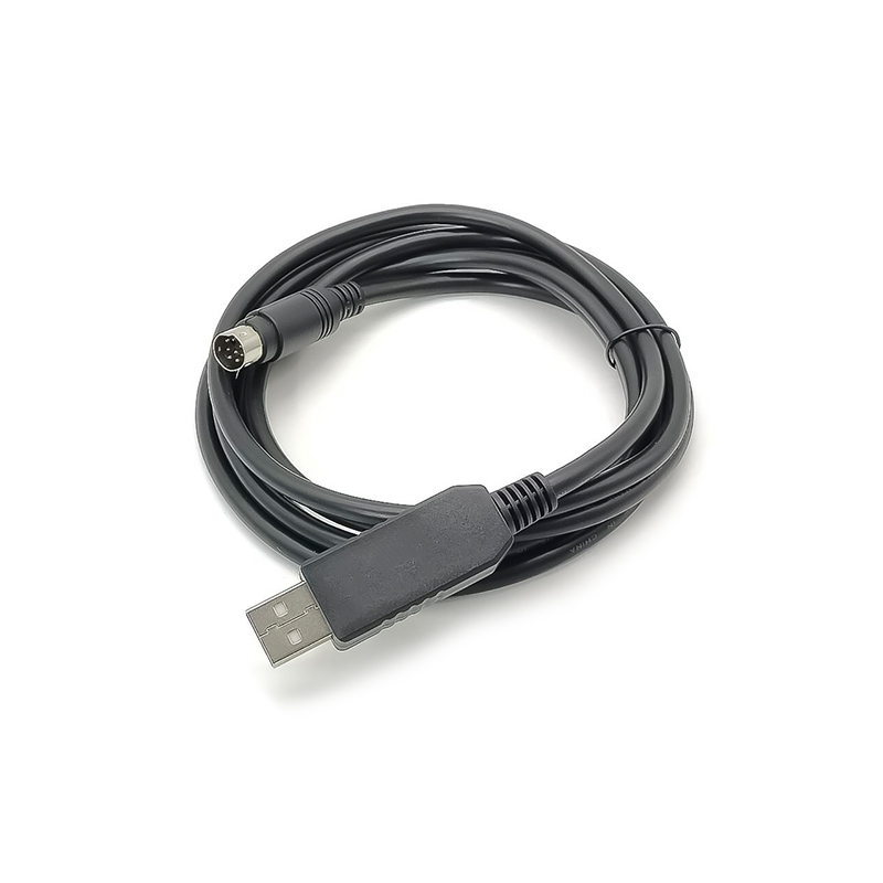 USB To Mini Din 8Pin Male Connector Straight With Cable RS232 1.8 Meter