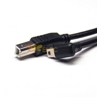 20 шт. USB-кабель Mini USB, тип B, прямой, к Mini B, угловой, 1 м
