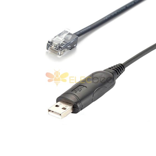 Conversor USB para RJ12 6P6C RS232 Ftdi Serial Apc Pdu Cabo