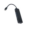 6 в 1 USB Type C HUB с портами 4K@30Hz HDMI+USB 3.0+устройство чтения карт памяти SD/TF, многопортовый адаптер