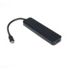 HUB USB di tipo C 7 in 1 con porte HDMI a 4K a 30 Hz + USB 3.0 + lettore di schede SD/TF, adattatore multiporta