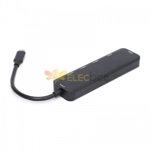 3개의 USB 포트 어댑터가 있는 뜨거운 판매 허브 USB 3.0 어댑터 알루미늄 휴대용 비디오 컨버터