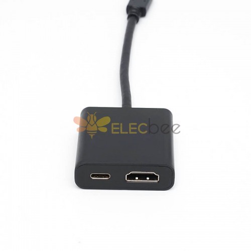 Heißer Verkauf USB Typ-C zu Hdmi Adapter Split Screen Adapter Tragbarer Aluminium-Videokonverter