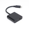 USB tipo C para HDMI com adaptador USB PD