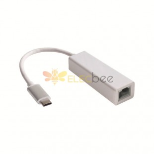 USB Type-C 轉 RJ45 10/100Mbps 以太網適配器