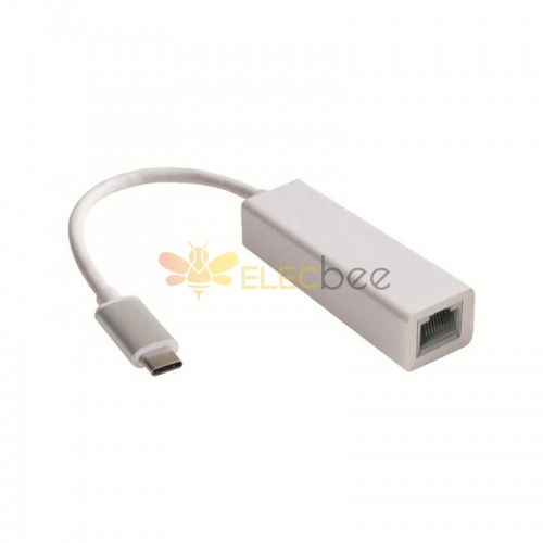 USB Type-C - RJ45 10/100Mbps Ethernet Adaptörü