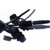 micro USB impermeável 5 pinos fêmea para micro USB conector 5P macho cabo de moldagem reto 0,5M