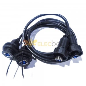 USB 3.0 Type B Male to USB 3.0 Type B Female Double head Connector USB 3.0 Conversion Cables1M