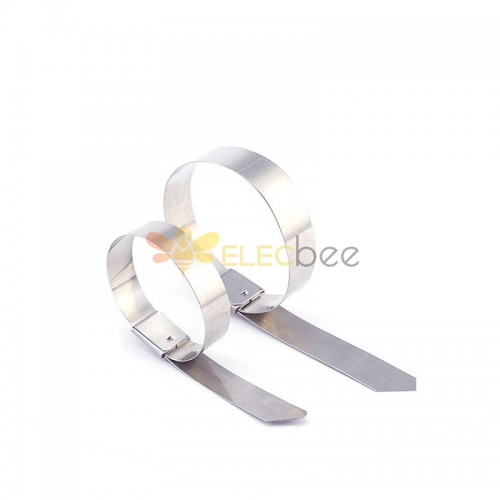 10mm304/316 stainless steel cable tie steel ball self-locking wire bridge metal strap outdoor marine cable tie