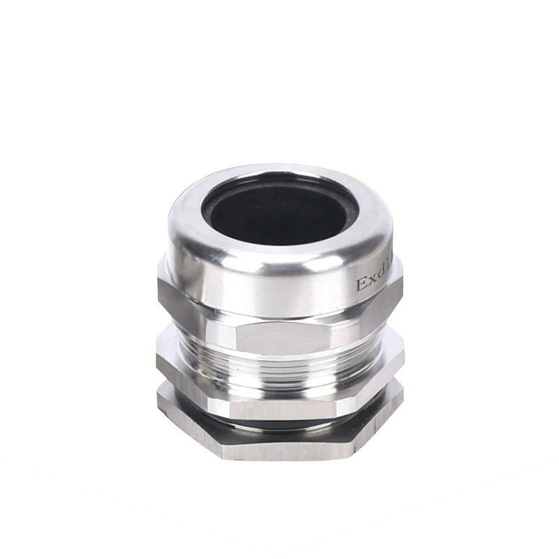 304/316 stainless steel cable waterproof connector explosion-proof sealed gland metric inch M20 connector IP68