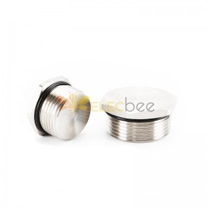 304/316 stainless steel explosion-proof plug, external hexagonal plug, waterproof stuffy cover, dust-proof plug, ethical thread