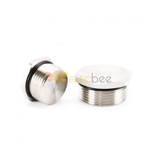 304/316 stainless steel explosion-proof plug, external hexagonal plug, waterproof stuffy cover, dust-proof plug, ethical thread