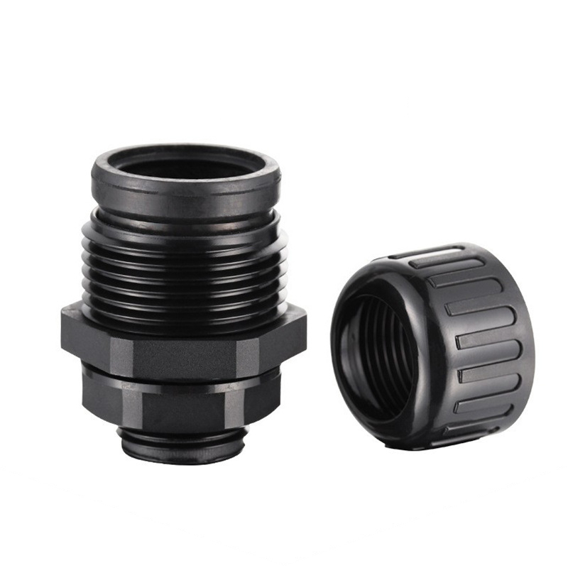 Corrugated pipe waterproof joint corrugated pipe quick connector plastic cable hose quick connector M12-AD10 AD15.8