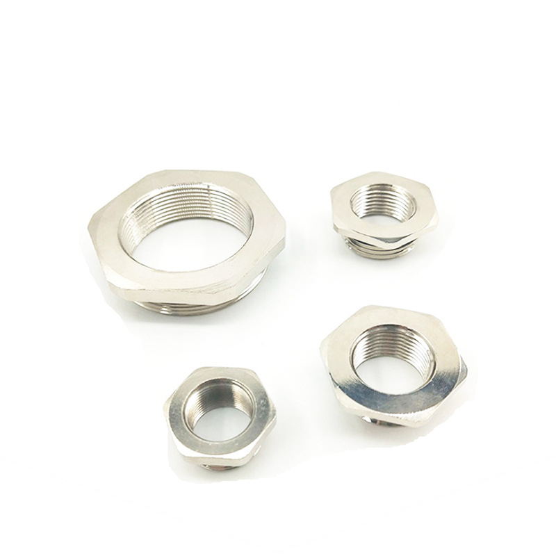 Customized metal reducing threaded reducing ring brass nickel plated M25-M20 metric reducing ring PG21-PG13.5