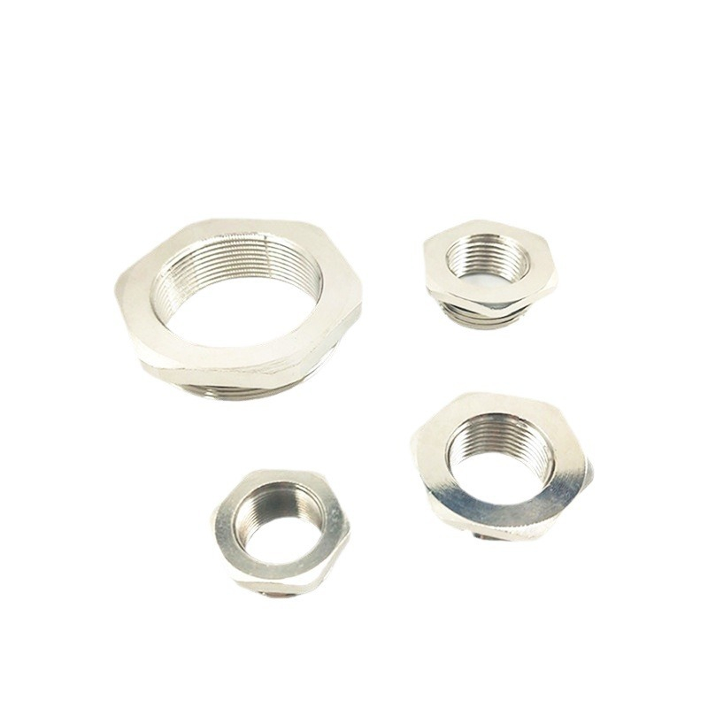 Customized metal reducing threaded reducing ring brass nickel plated M25-M20 metric reducing ring PG21-PG13.5