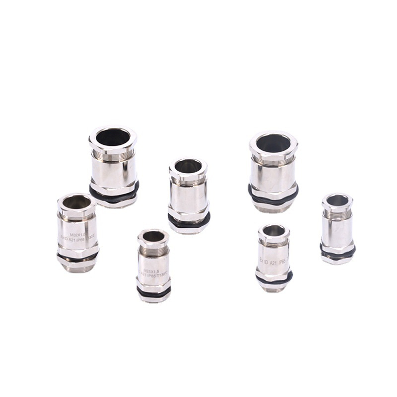 Customized metal single pressure explosion-proof cable joint 304316 stainless steel cable gland M20M25 stuffing box