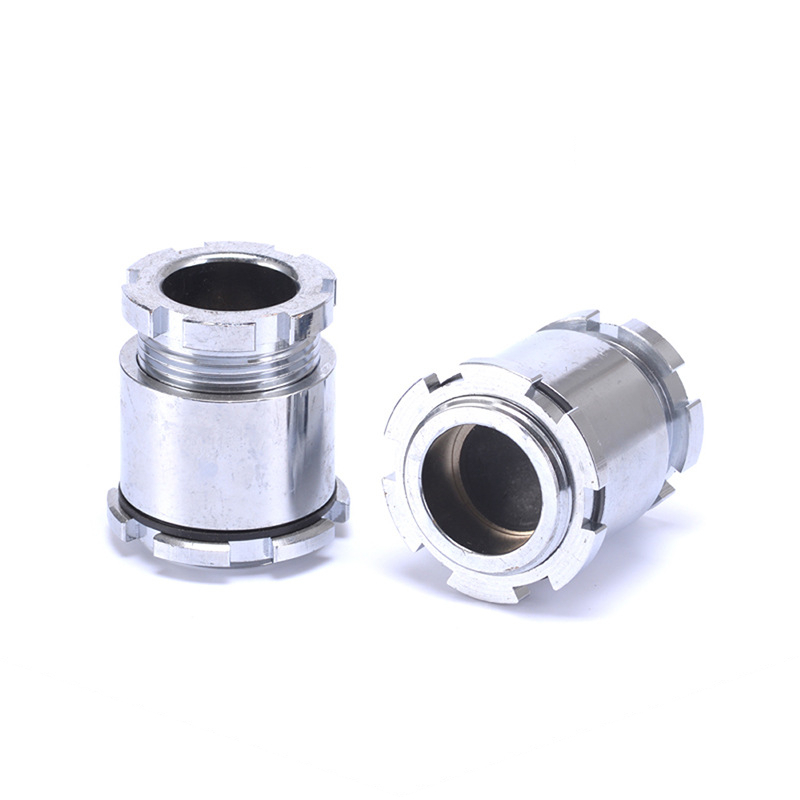 JIS Japanese-style marine stuffing box metal clamping explosion-proof gland brass chrome-plated locking waterproof gland