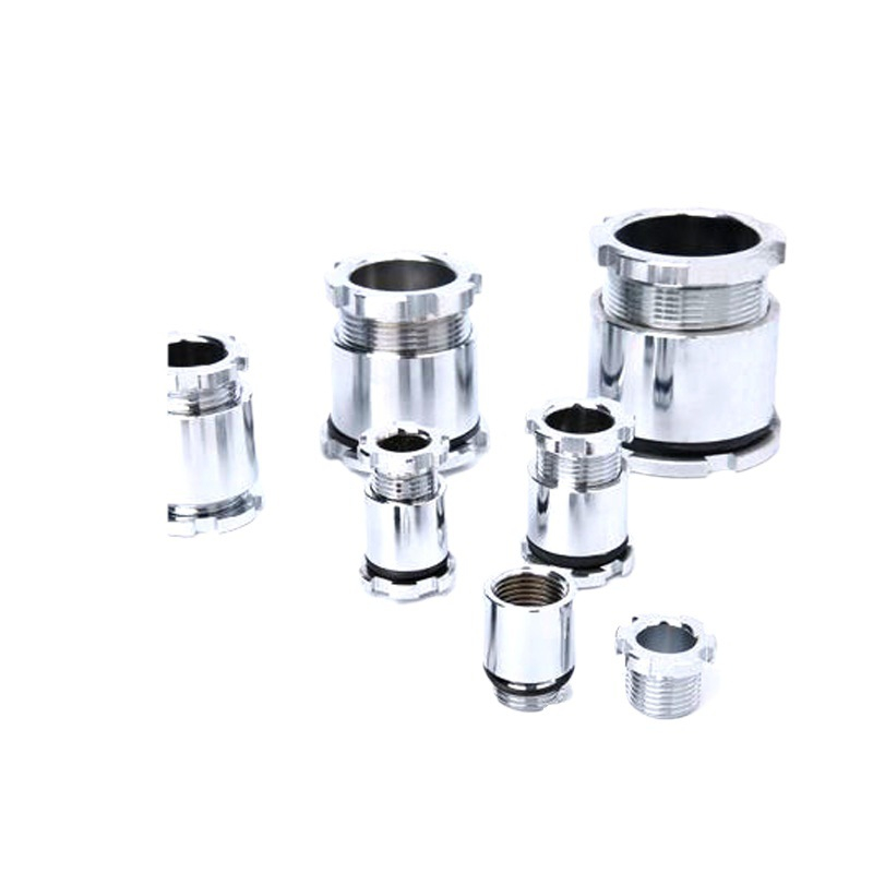 JIS Japanese-style marine stuffing box metal clamping explosion-proof gland brass chrome-plated locking waterproof gland