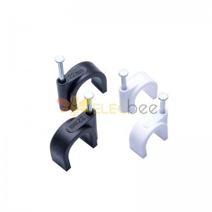 K-type wire clamp steel nail 4-50mm round PE wire fixing clip network cable clamp wire buckle wire clip KSS same style