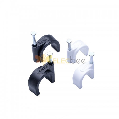 K-type wire clamp steel nail 4-50mm round PE wire fixing clip network cable clamp wire buckle wire clip KSS same style