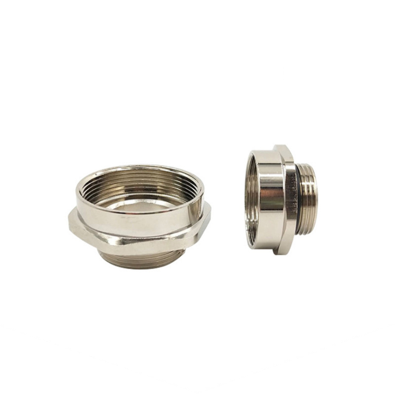 Metal amplification ring German-made expansion ring copper nickel-plated PG13.5-PG21 manufacturer direct supply reducing and increasing ring connector