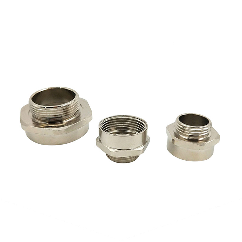 Metal amplification ring German-made expansion ring copper nickel-plated PG13.5-PG21 manufacturer direct supply reducing and increasing ring connector