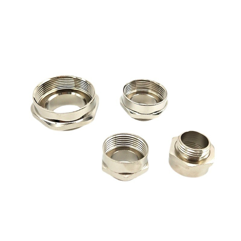 Metal amplification ring German-made expansion ring copper nickel-plated PG13.5-PG21 manufacturer direct supply reducing and increasing ring connector