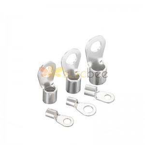 National standard DT copper nose OT copper tinned open nose terminal copper tube cable connector cold-pressed connector terminal