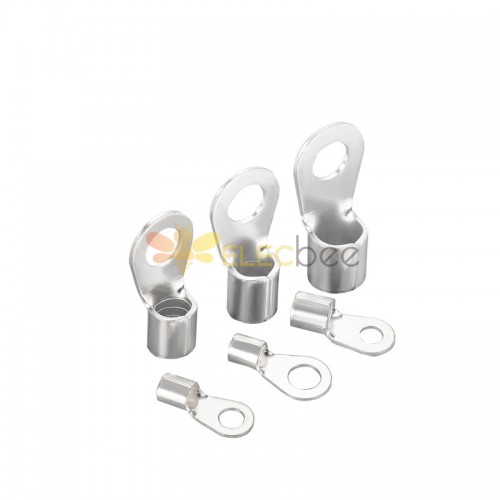 National standard DT copper nose OT copper tinned open nose terminal copper tube cable connector cold-pressed connector terminal