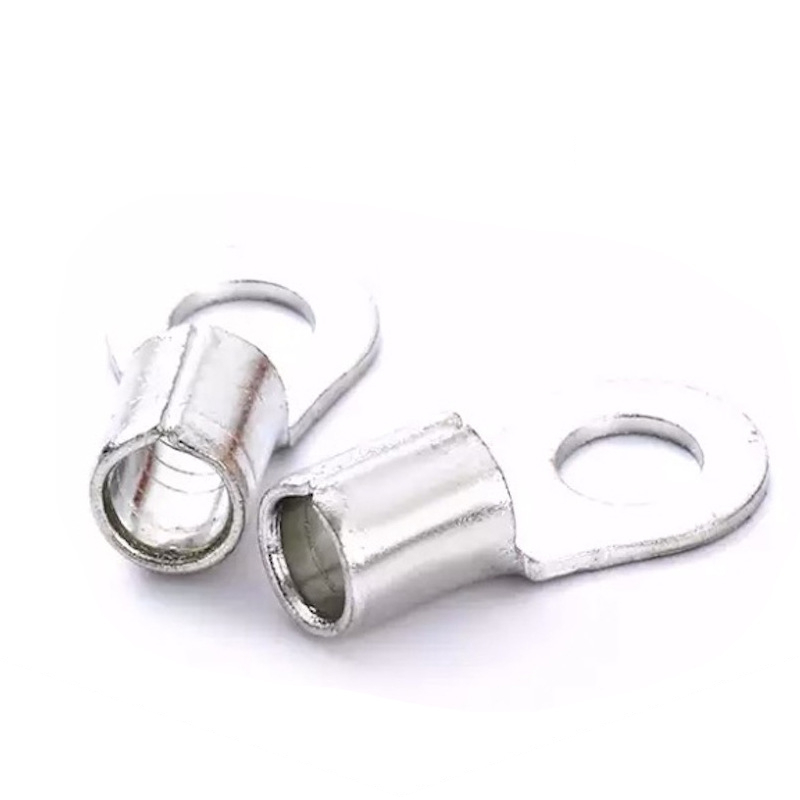 National standard DT copper nose OT copper tinned open nose terminal copper tube cable connector cold-pressed connector terminal