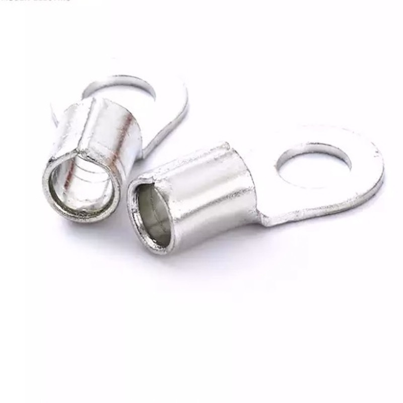 National standard DT copper nose OT copper tinned open nose terminal copper tube cable connector cold-pressed connector terminal