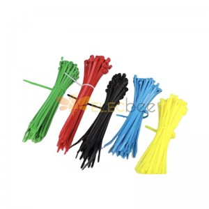 Nylon self-locking cable ties PA6 cable ties, cable ties, high temperature resistance, brittle break resistance, national standard cable ties wholesale 8*200