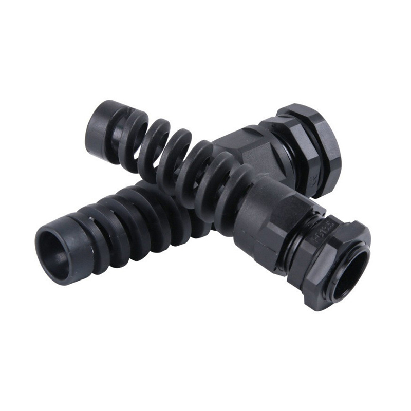 Nylon twist-resistant waterproof joint anti-bending plastic cable gland joint seal M20M25 waterproof fixed head