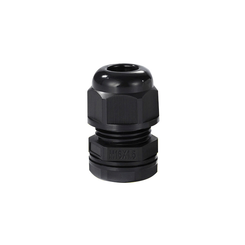 PA66 nylon waterproof connector cable gland fine tooth pg7 waterproof cable fixing head NPT1/2NPT3/4