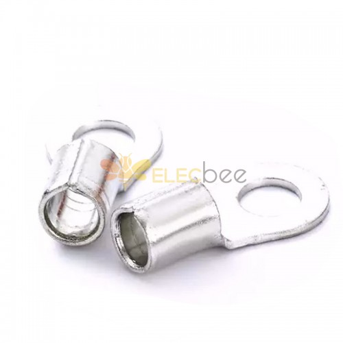 RNB8 bare terminal cold-pressed terminal terminal copper nose copper silver-plated pressure head copper tube European standard outlet connector