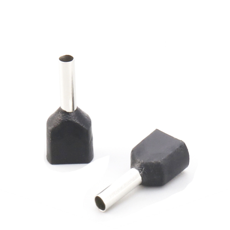 TE tubular pre-insulated cold-pressed terminal European pin tubular terminal block terminal pin two-wire TE0508