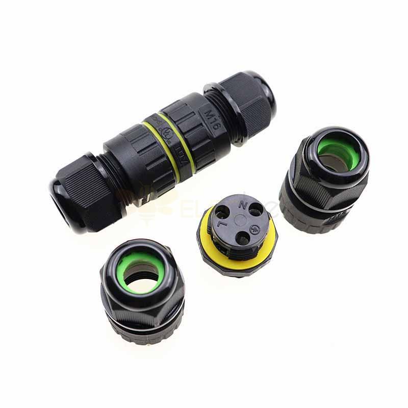 Waterproof Connector IP68 EW-M16-2P（for cable 3.5-7/5-8/7-10mm) For 3.5-7mm Cable